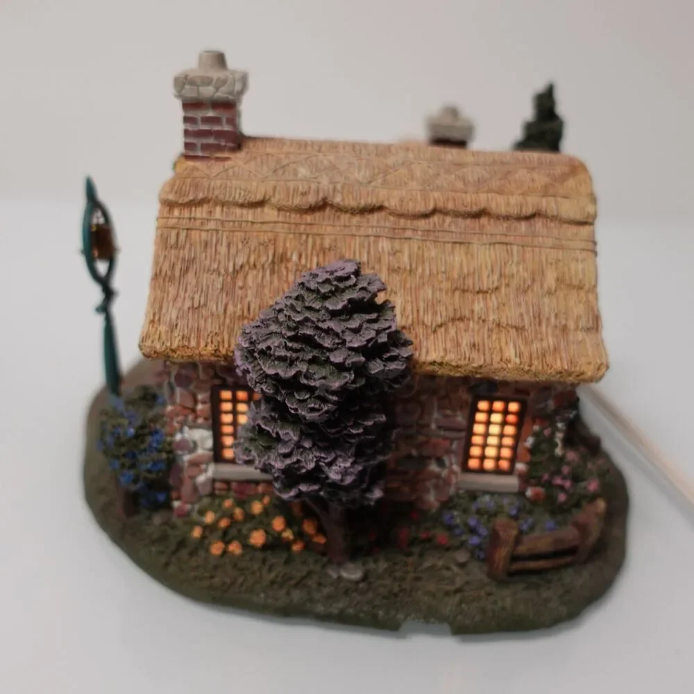 Hawthorne Village Seaside Thomas Kinkade Seaside Boathouse Lighted COA 79735